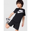 Nike Kids’ Sportswear Club T-Shirt (Large Swoosh Logo)(Black)