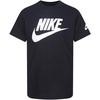 Nike Kids’ Sportswear Club T-Shirt (Large Swoosh Logo)(Black)