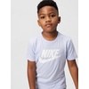 Nike Kids’ Sportswear Club T-Shirt (Large Swoosh Logo)(Ghost)
