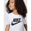 Nike Kids’ Sportswear Club T-Shirt (Large Swoosh Logo)(White)