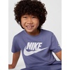 Nike Kids’ Sportswear Club T-Shirt (Large Swoosh Logo)(World Indigo)