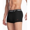 Nike Men’s Ultra Comfort Trunk Underwear (3-Pack)(Black / Black/ Black)