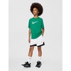 Nike Unisex Big Kids’ Multi Dri-FIT Short-Sleeve Training Top (Large Swoosh Logo) – Boys and Girls(Malachite/White)