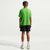 Nike Unisex Big Kids’ Multi Dri-FIT Short-Sleeve Training Top (Large Swoosh Logo) – Boys and Girls(Mean Green/White)