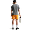 Nike Unisex Big Kids’ Multi Dri-FIT Short-Sleeve Training Top (Large Swoosh Logo) – Boys and Girls(Smoke Grey/White)