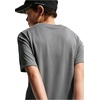 Nike Unisex Big Kids’ Multi Dri-FIT Short-Sleeve Training Top (Large Swoosh Logo) – Boys and Girls(Smoke Grey/White)