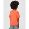Nike Unisex Big Kids’ Multi Dri-FIT Short-Sleeve Training Top (Large Swoosh Logo) – Boys and Girls(Turf Orange/White)