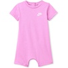 Nike Baby Club Knit Short Sleeve Romper(Light Magenta)