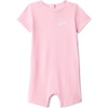 Nike Baby Club Knit Short Sleeve Romper(Medium Soft Pink)