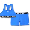 Nike Girls’ Racerback Bikini & Short Set(Blue Crystal)