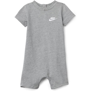 Nike Baby Club Knit Short Sleeve Romper(Dark Grey Heather)