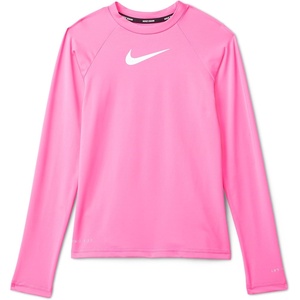 Nike Girls’ Hydroguard Dri-FIT UV Long Sleeve Top(Pink Glow)