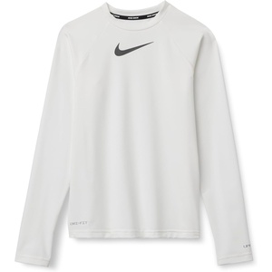 Nike Girls’ Hydroguard Dri-FIT UV Long Sleeve Top(White)