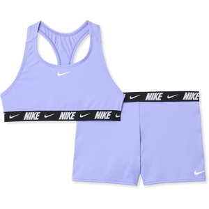 Nike Girls’ Racerback Bikini & Short Set(Light Thistle)