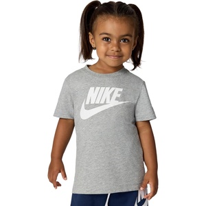 Nike Kids’ Sportswear Club T-Shirt (Large Swoosh Logo)(Dark Grey Heather)
