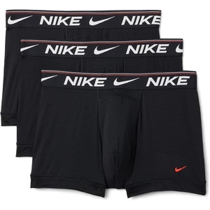 Nike Men’s Ultra Comfort Trunk Underwear (3-Pack)(Black / Black/ Black)